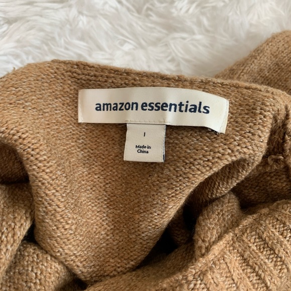 Brown Amazon Essentials Knit Turtleneck - Picture 4 of 5